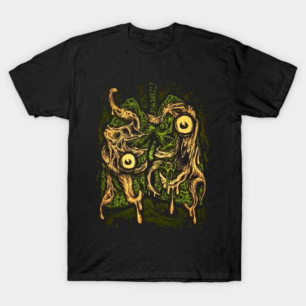 Zombie Lungs T-Shirt by KawaiiDread